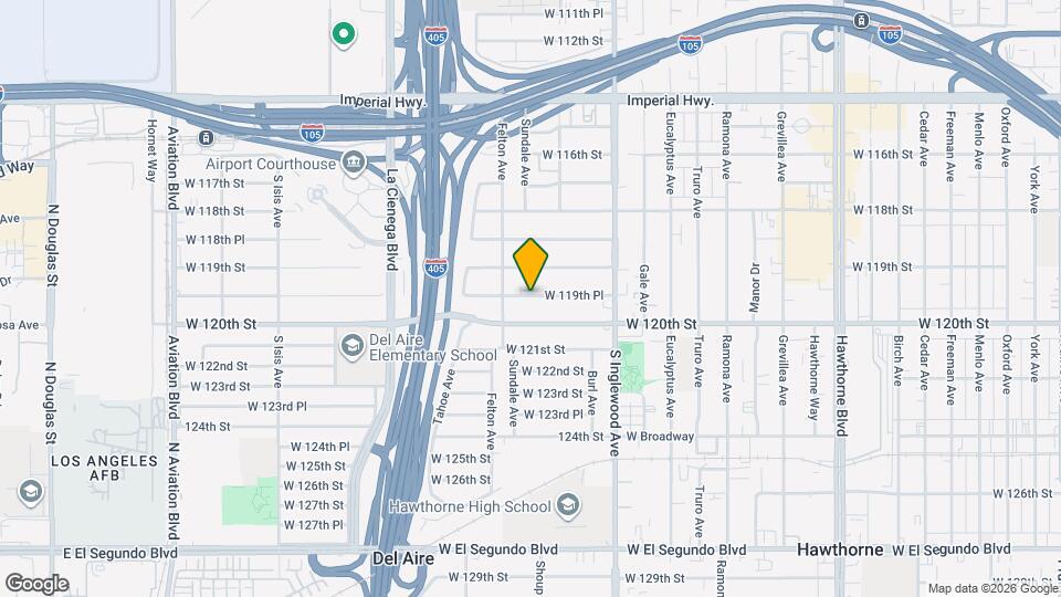 4950 W 119th Pl Map and Location Details