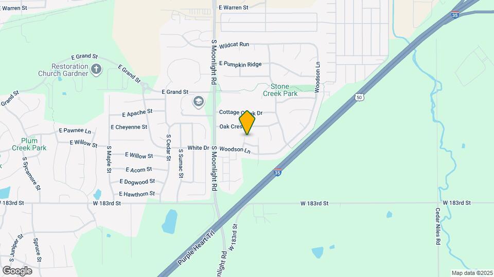 870 S Woodson Ct Map and Location Details