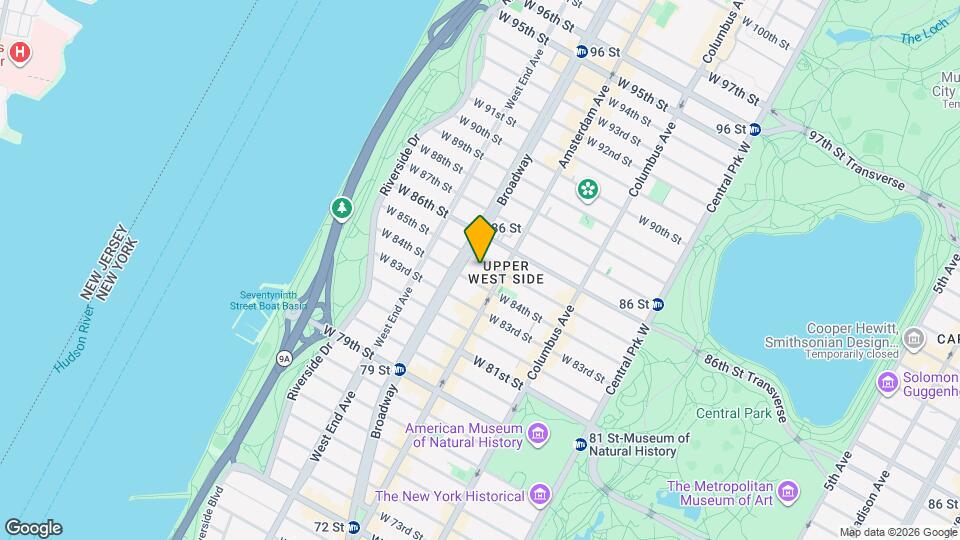 211 W 84th St Map and Location Details
