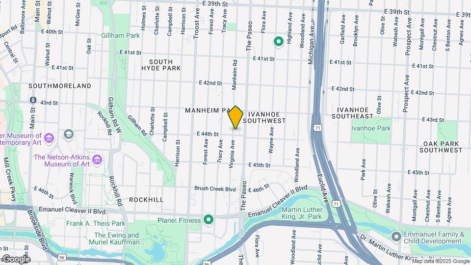 4339 Virginia Ave Map and Location Details