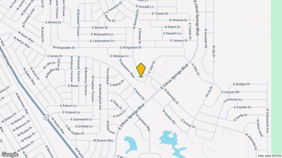 8755 N Nobleton Way Map and Location Details