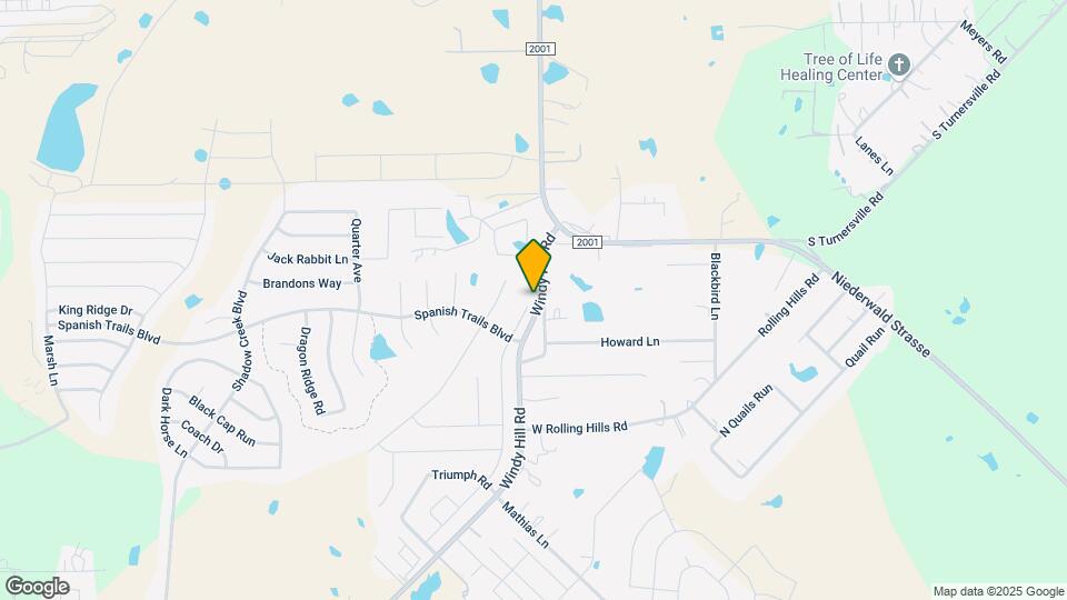 741 Twisted Oaks Ln Map and Location Details