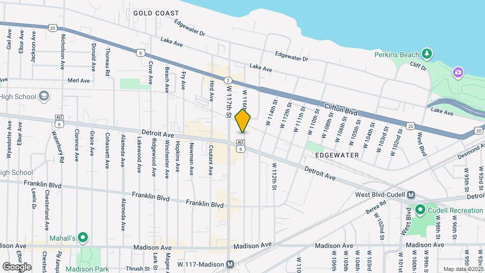 1374 W 116th St Map and Location Details