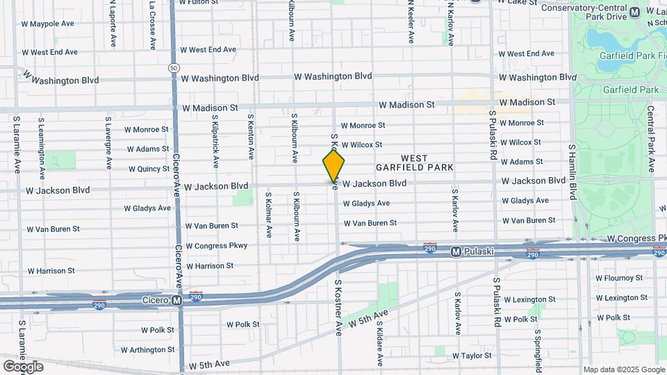 4401 W Jackson Blvd Map and Location Details