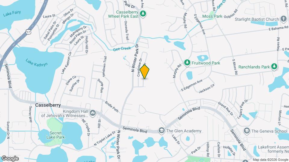 641 Bayou Dr Map and Location Details