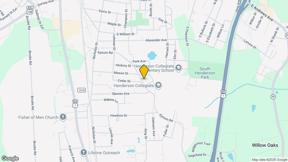 725 Epsom Rd Map and Location Details