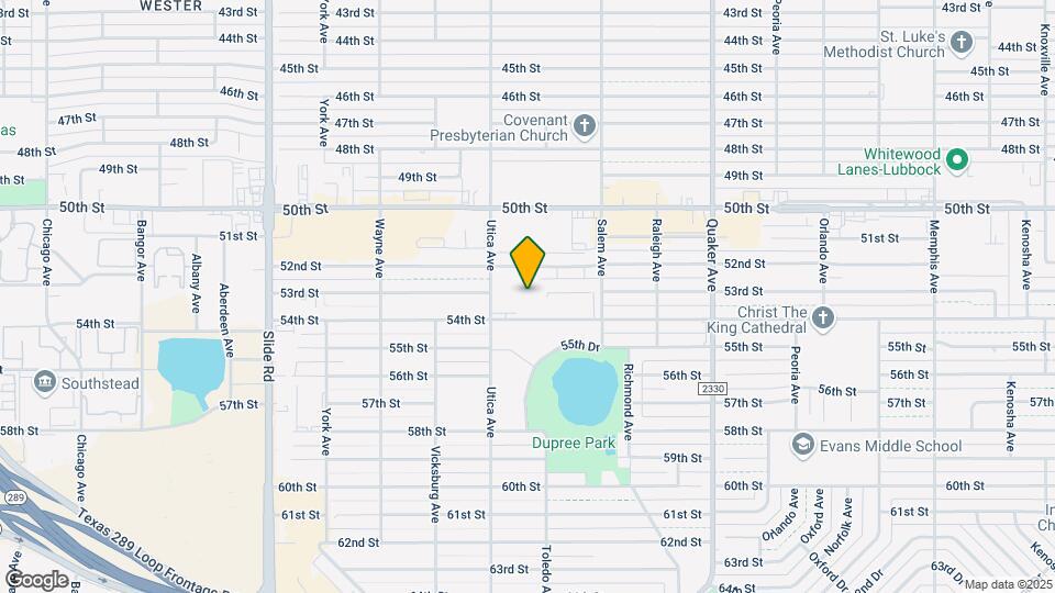Lubbock Lakeway Apartments Map and Location Details