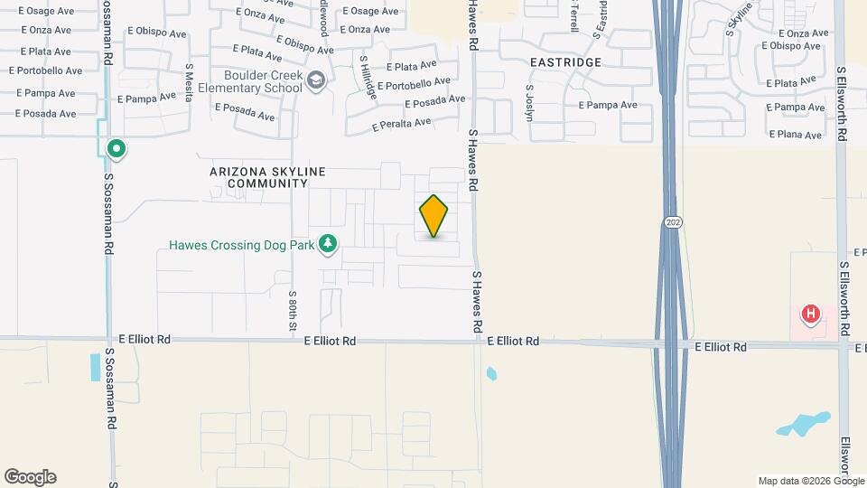 8307 E Peterson Ave Map and Location Details