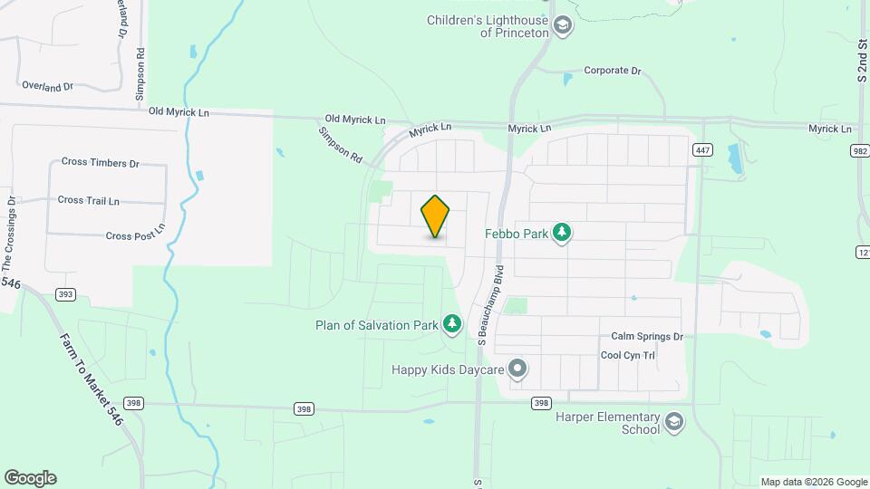 932 Grebe Dr Map and Location Details