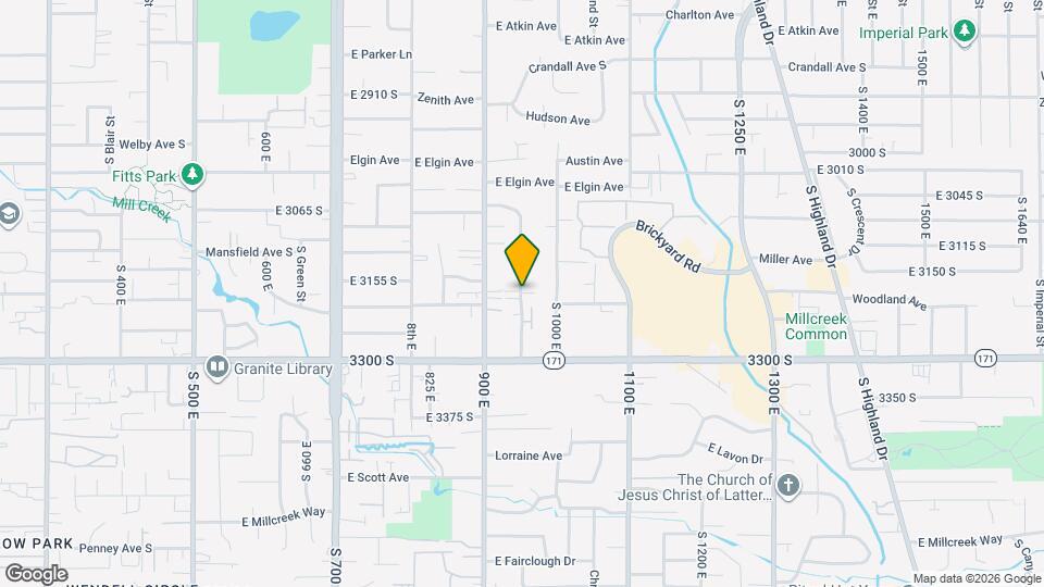 3183 S 945 E Mapa y Detalles de la Ubicación