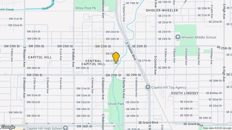 2812 S Broadway Ave Map and Location Details