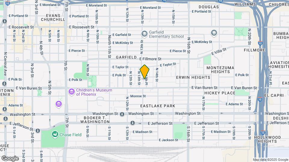 322 N 13th Pl Mapa y Detalles de la Ubicación