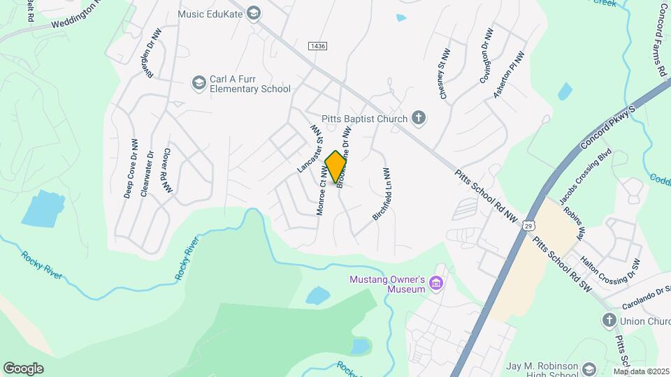 5930 Brookstone Dr NW Map and Location Details