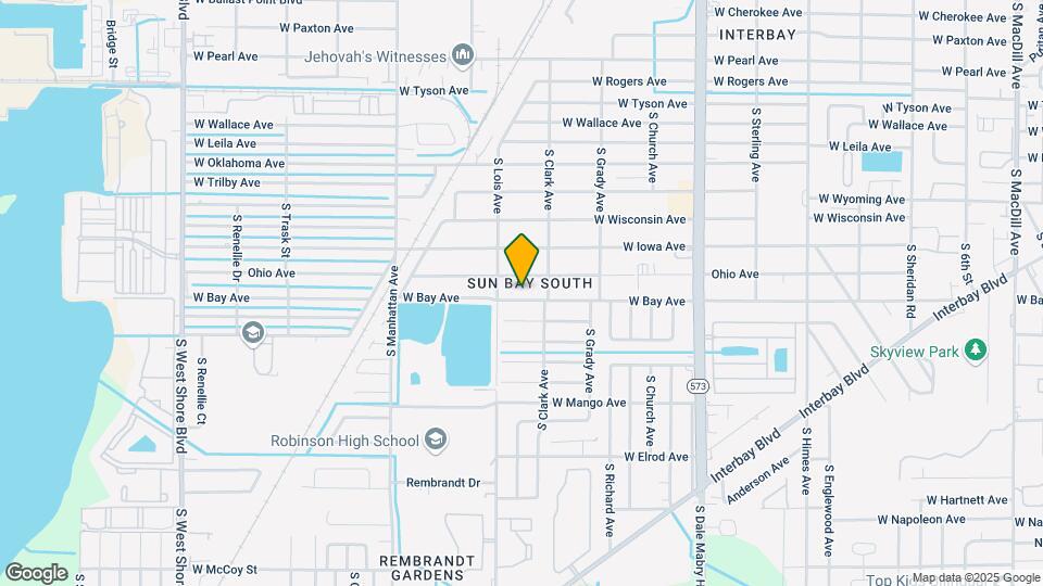 4109 W Bay Ave Map and Location Details