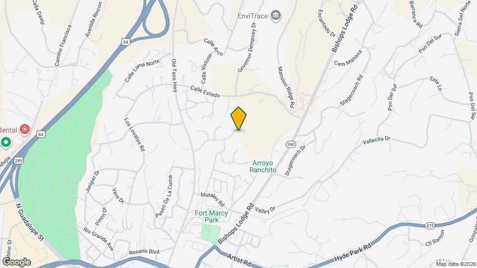 246 Loma Entrada Map and Location Details