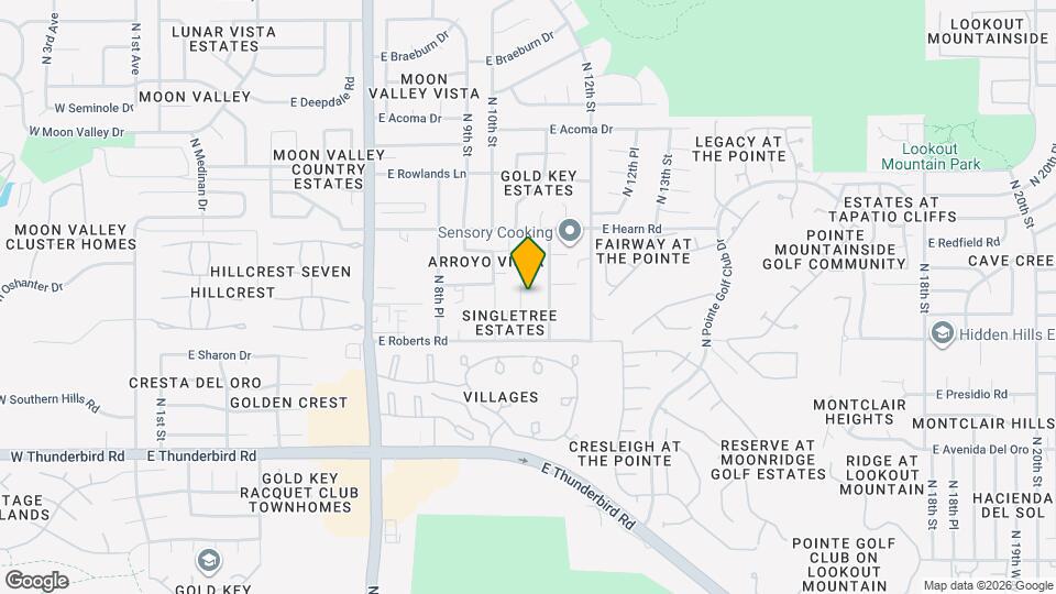13829 North 11th St, Unit SI ID1407034P Mapa y Detalles de la Ubicación