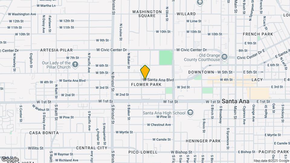 1070 W Santa Ana Blvd Map and Location Details