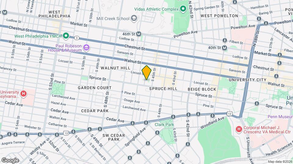 251 S Melville St Map and Location Details