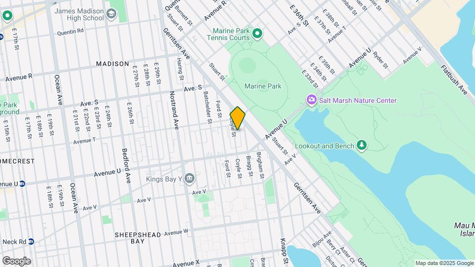 2037 Coyle St Mapa y Detalles de la Ubicación