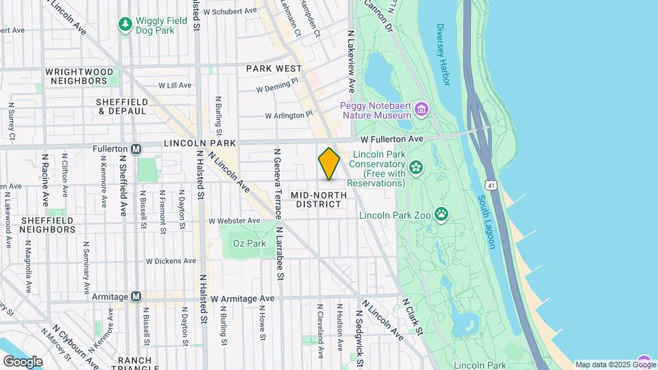 445 W Belden Ave, Unit A06W Mapa y Detalles de la Ubicación