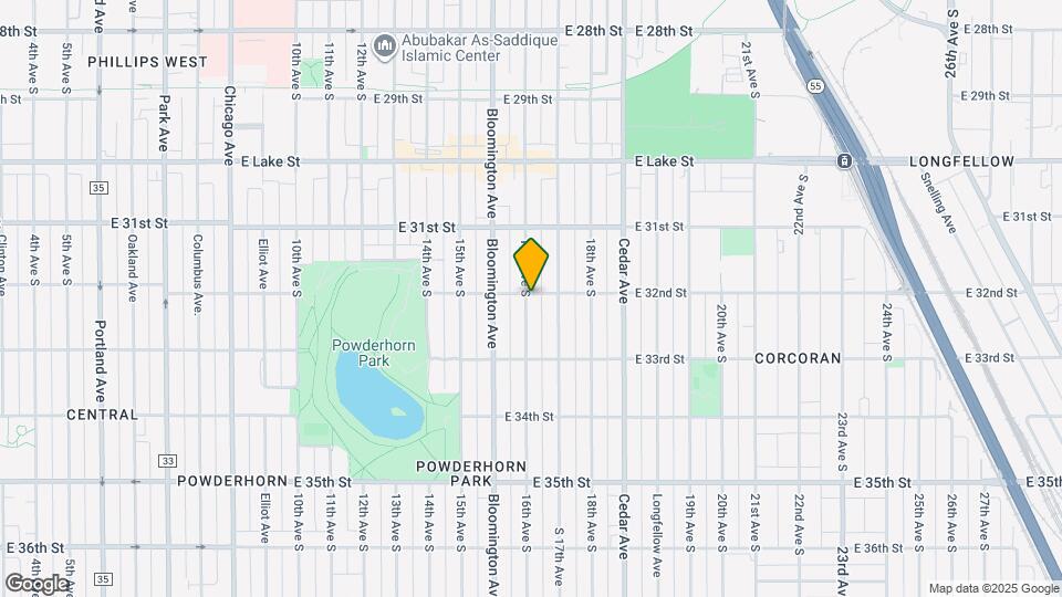 1601 E 32nd St Map and Location Details