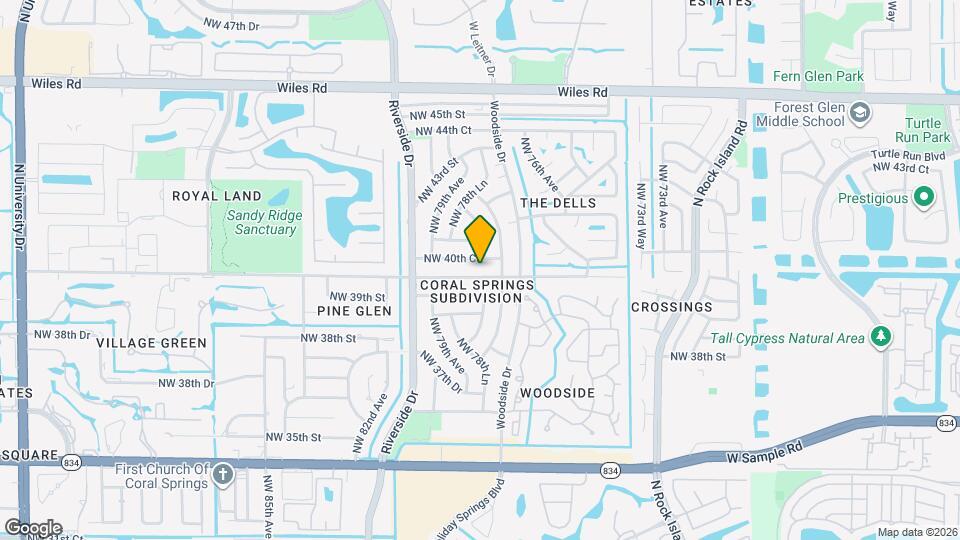 7805 NW 40th St Mapa y Detalles de la Ubicación