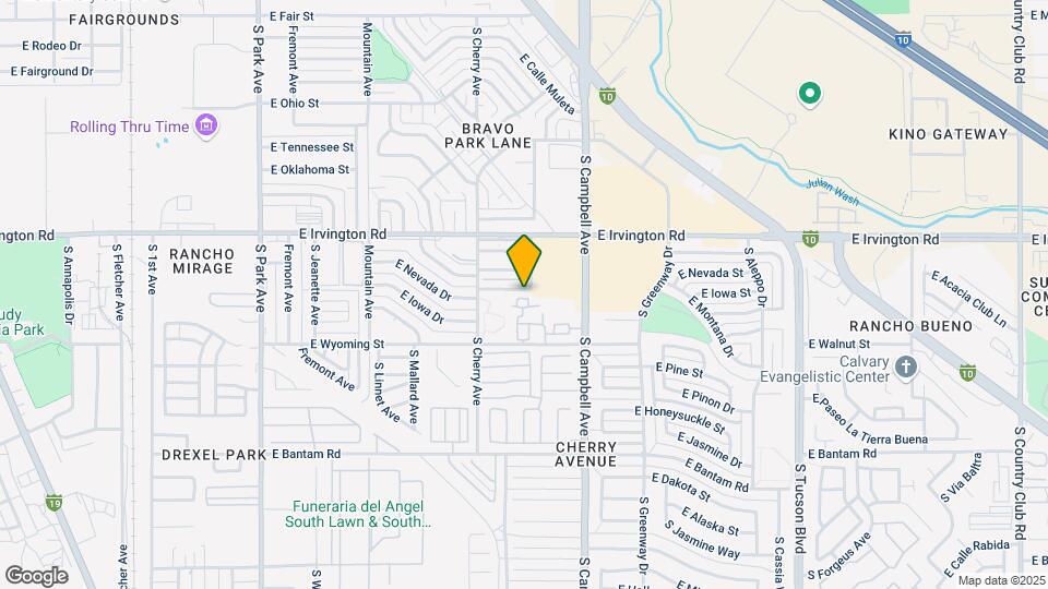 1729 S Mira Loma Dr Map and Location Details