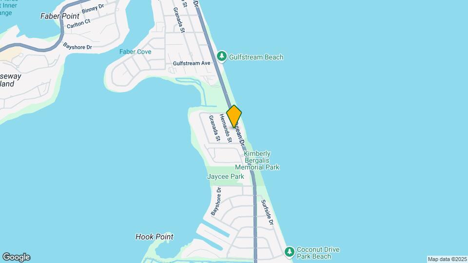 1115 Ocean Dr Map and Location Details