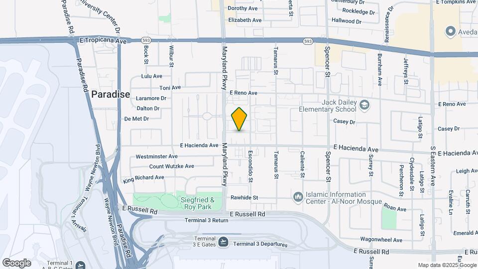 5278 S Maryland Pkwy Map and Location Details
