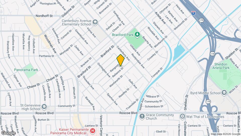 13419 Reliance St Map and Location Details