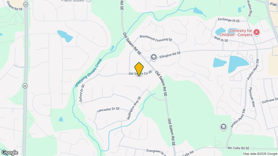 2451 Old Salem Cir SE, Unit Sweet Southern Escape Mapa y Detalles de la Ubicación