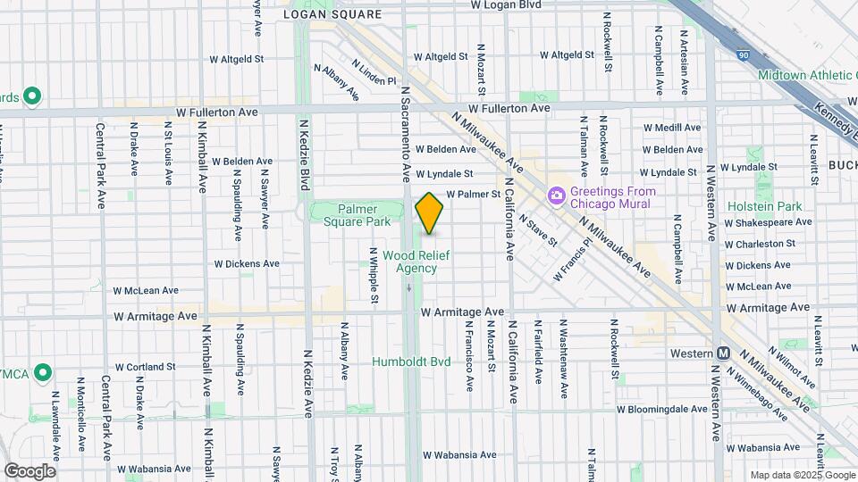 2113 N Humboldt Blvd, Unit 2 Map and Location Details