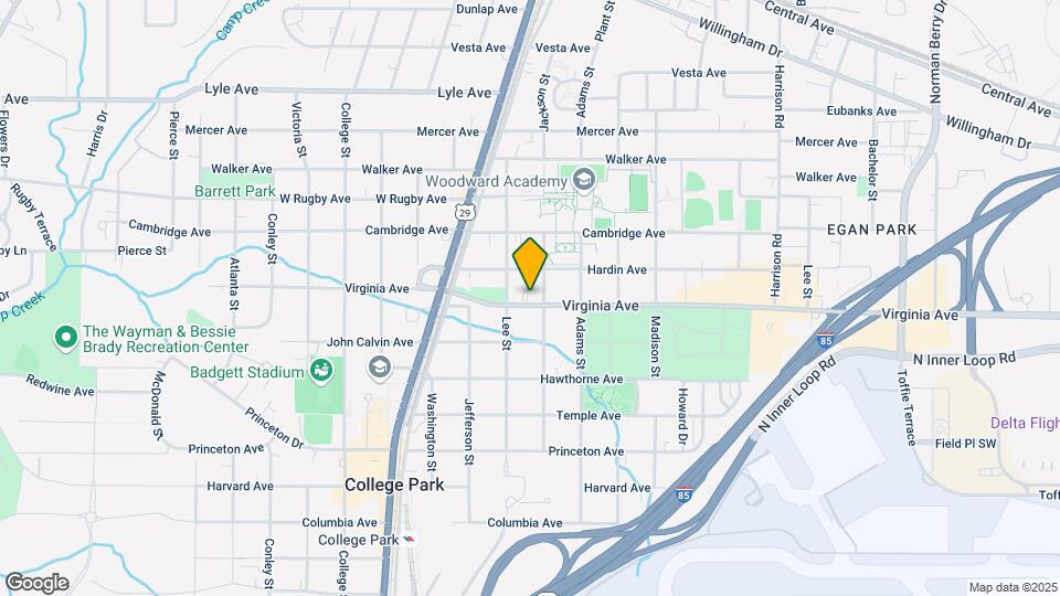 1685 Virginia Ave Map and Location Details