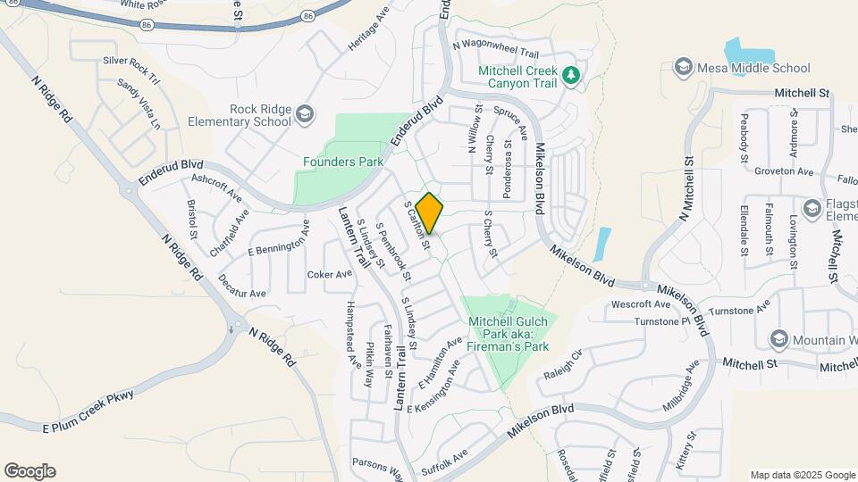 168 S Carlton St Map and Location Details