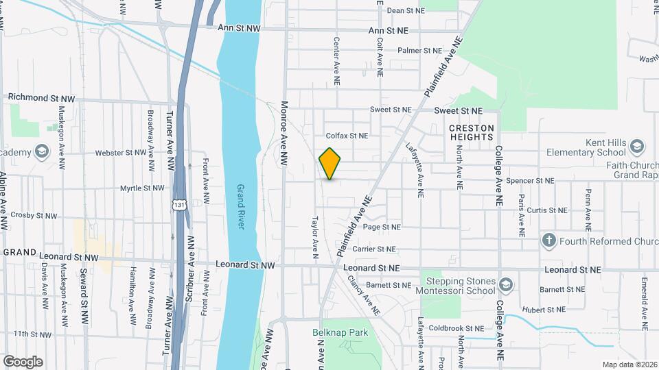 22 Caledonia St NE Map and Location Details