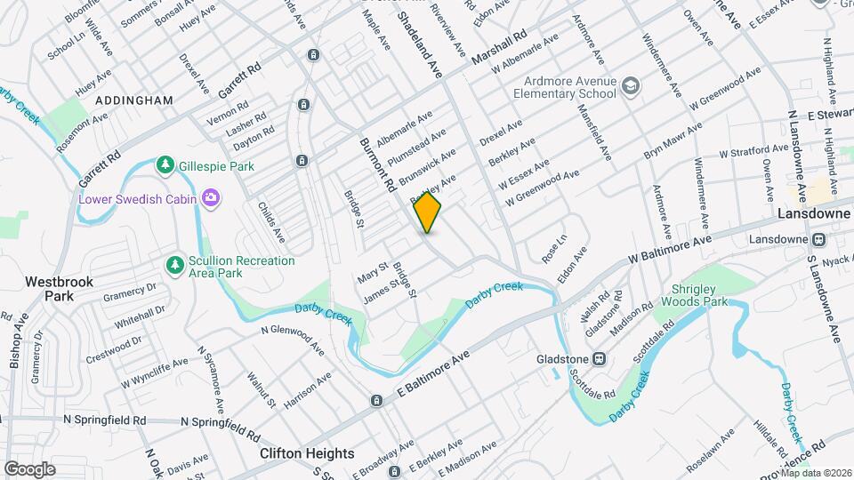 147 Burmont Rd, Unit 2 Map and Location Details