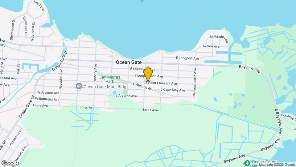 410 E Point Pleasant Ave, Unit Rear Unit Map and Location Details