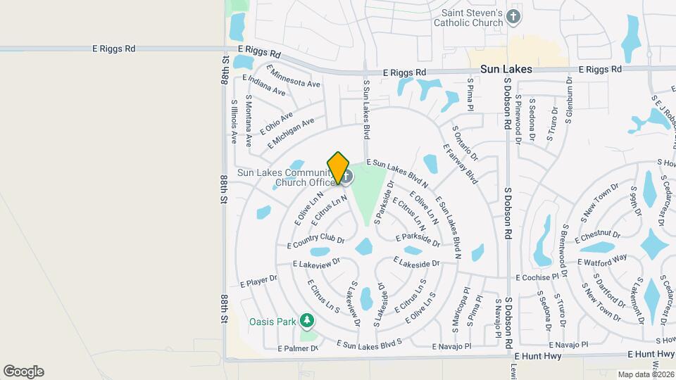 9111 E Olive Ln N Map and Location Details