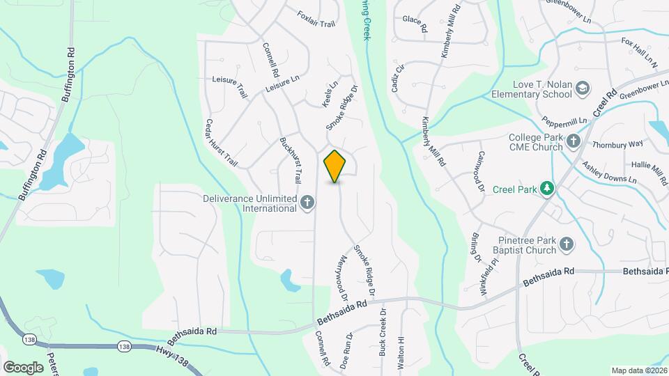 6887 Smoke Ridge Dr Mapa y Detalles de la Ubicación