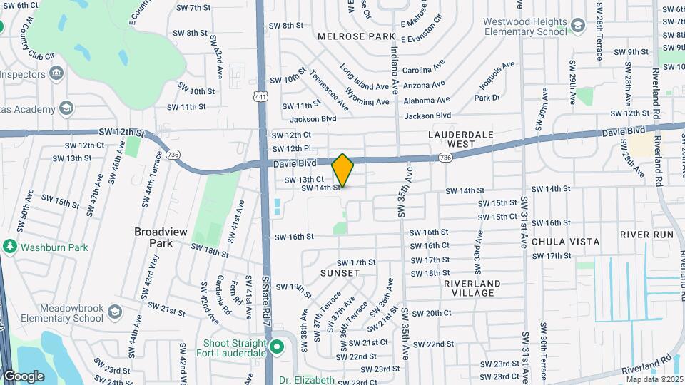 3632 SW 14th St Map and Location Details