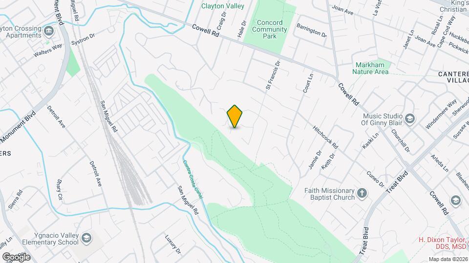 1073 Saint Francis Dr, Unit Studio Map and Location Details