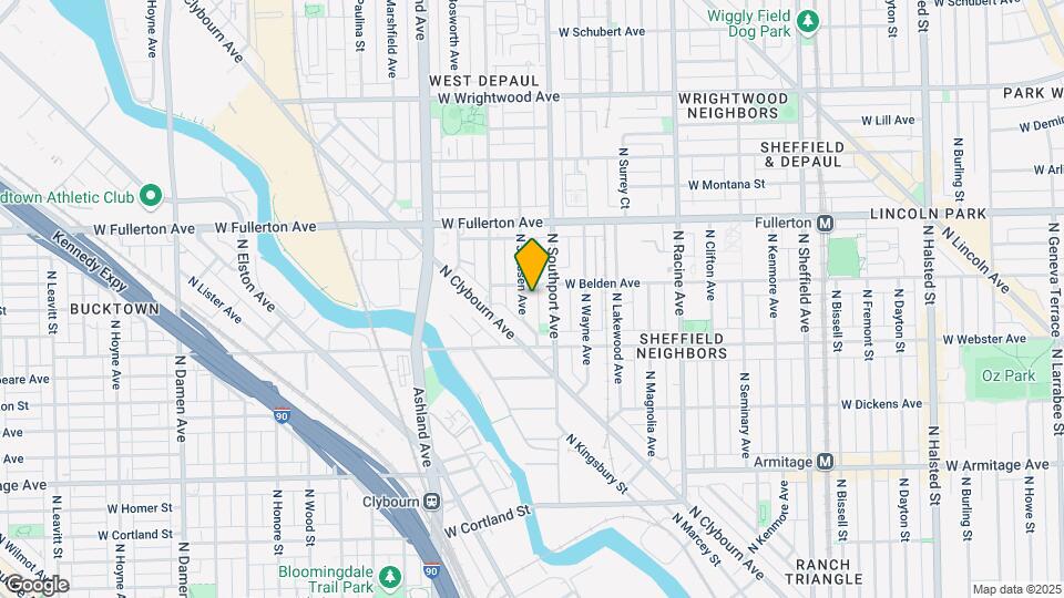 2253 N Janssen Ave Map and Location Details