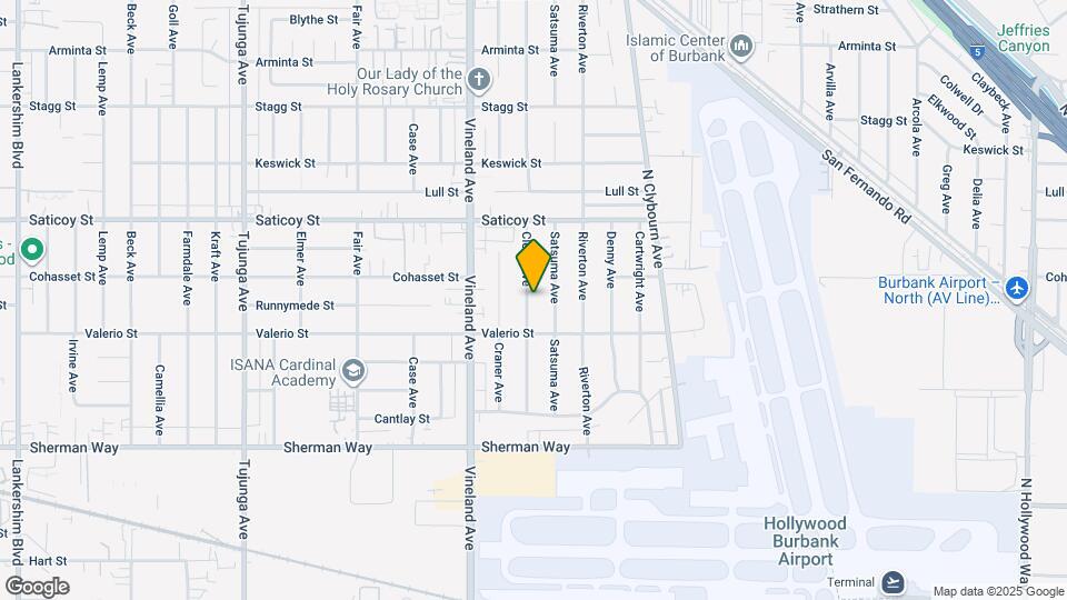 7436 Cleon Ave Map and Location Details