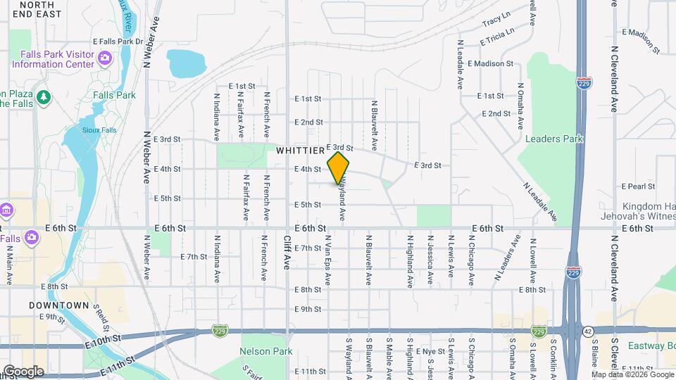 519 N Wayland Ave Mapa y Detalles de la Ubicación