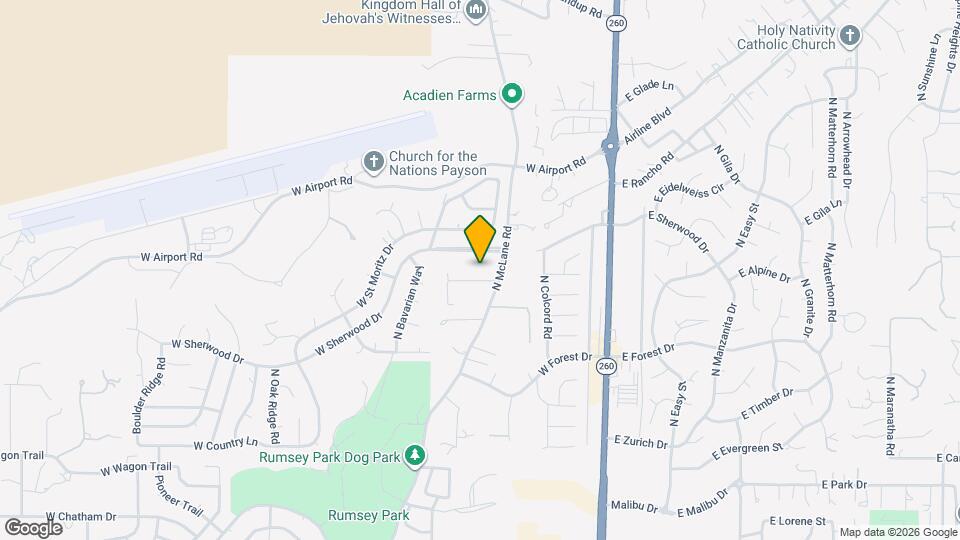 502 W Locust Rd Map and Location Details