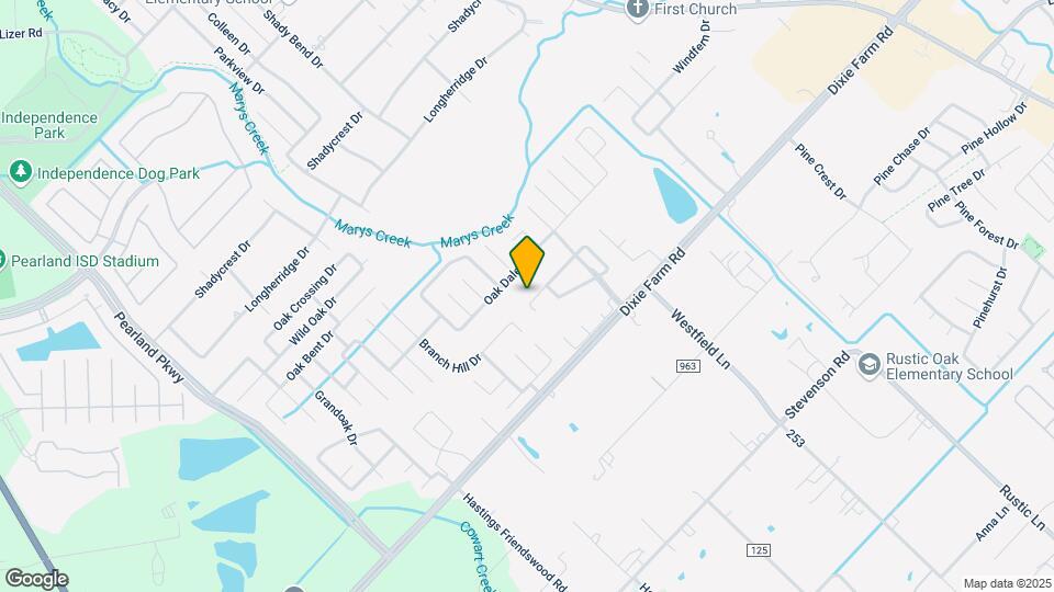 3821 Pin Oak Dr N Map and Location Details