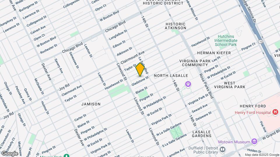 2460 Gladstone St Map and Location Details