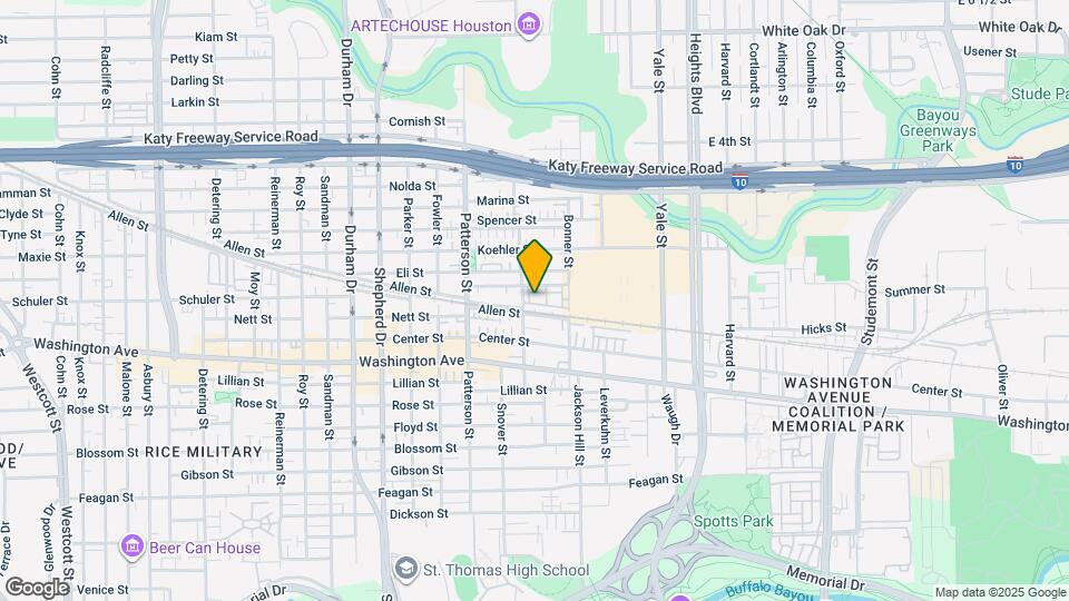 1253 Bonner St Map and Location Details