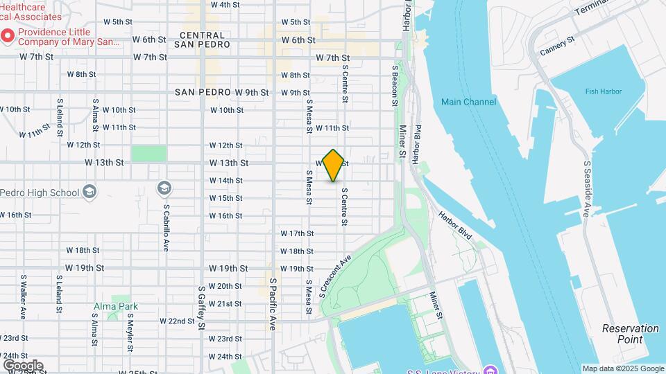 331 W 14th St Map and Location Details
