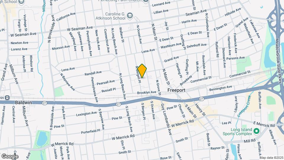 52 N Bergen Pl, Unit 4 Map and Location Details
